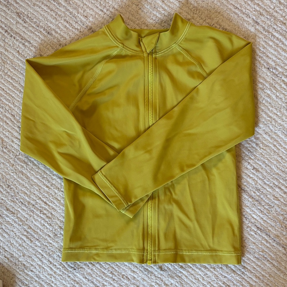 Hanna Andersson zipper zip up rashguard size 5